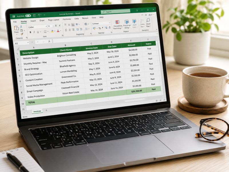 Commission Statement Invoice Generator
